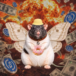 Fat Cat Bat Rat Wif Hat #00821