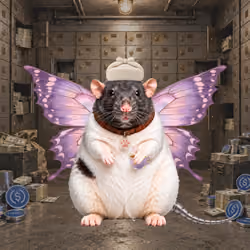 Fat Cat Bat Rat Wif Hat #01593