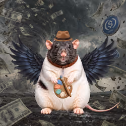Fat Cat Bat Rat Wif Hat #01581