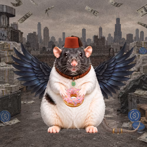 Fat Cat Bat Rat Wif Hat #00402