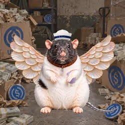 Fat Cat Bat Rat Wif Hat #00354