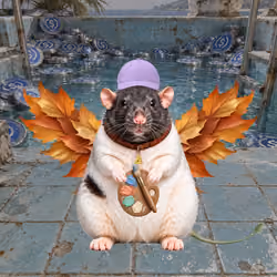 Fat Cat Bat Rat Wif Hat #07380