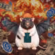 Fat Cat Bat Rat Wif Hat #07996