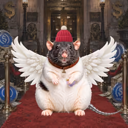 Fat Cat Bat Rat Wif Hat #01618