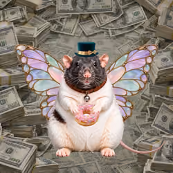 Fat Cat Bat Rat Wif Hat #05547