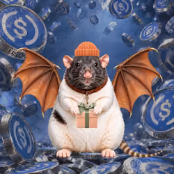 Fat Cat Bat Rat Wif Hat #01174