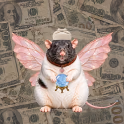 Fat Cat Bat Rat Wif Hat #01745