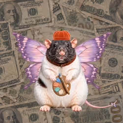Fat Cat Bat Rat Wif Hat #01697