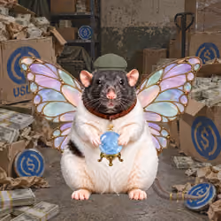 Fat Cat Bat Rat Wif Hat #02562