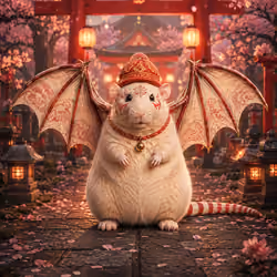 Fat Cat Bat Rat Wif Hat #01965
