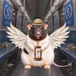 Fat Cat Bat Rat Wif Hat #02065