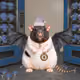 Fat Cat Bat Rat Wif Hat #01383