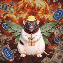 Fat Cat Bat Rat Wif Hat #01592