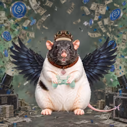 Fat Cat Bat Rat Wif Hat #03795