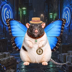 Fat Cat Bat Rat Wif Hat #01920