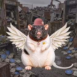 Fat Cat Bat Rat Wif Hat #05560