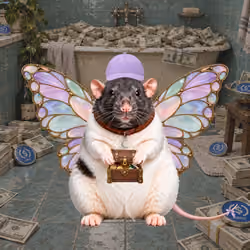 Fat Cat Bat Rat Wif Hat #00372