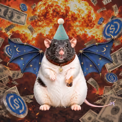 Fat Cat Bat Rat Wif Hat #05456