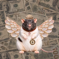 Fat Cat Bat Rat Wif Hat #05278