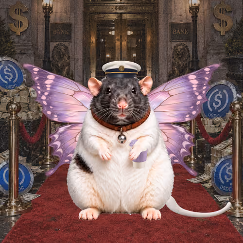 Fat Cat Bat Rat Wif Hat #01344