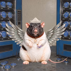 Fat Cat Bat Rat Wif Hat #02988