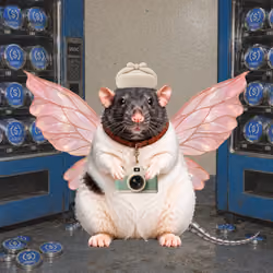 Fat Cat Bat Rat Wif Hat #02066