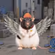 Fat Cat Bat Rat Wif Hat #01009
