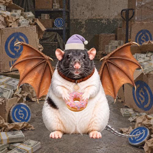Fat Cat Bat Rat Wif Hat #01528