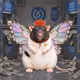 Fat Cat Bat Rat Wif Hat #01396