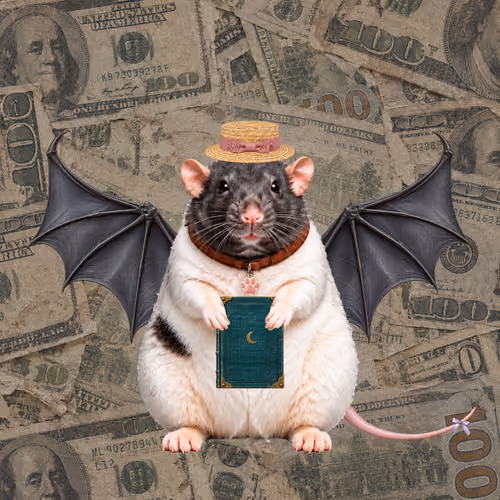 Fat Cat Bat Rat Wif Hat #00287