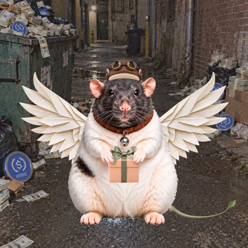 Fat Cat Bat Rat Wif Hat #01490