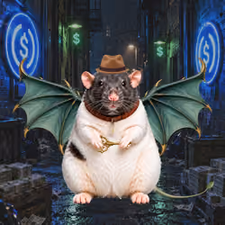 Fat Cat Bat Rat Wif Hat #07890