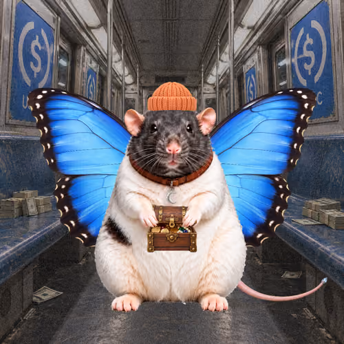 Fat Cat Bat Rat Wif Hat #01006