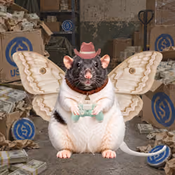 Fat Cat Bat Rat Wif Hat #05279