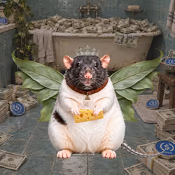 Fat Cat Bat Rat Wif Hat #01918