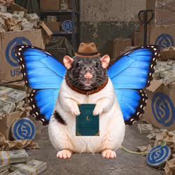 Fat Cat Bat Rat Wif Hat #05552