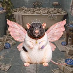 Fat Cat Bat Rat Wif Hat #01575