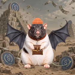 Fat Cat Bat Rat Wif Hat #05554