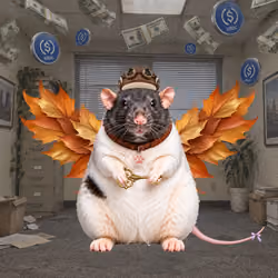 Fat Cat Bat Rat Wif Hat #05540