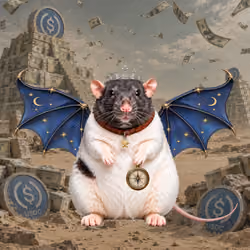 Fat Cat Bat Rat Wif Hat #01960