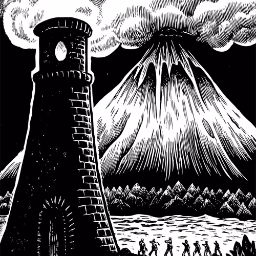 Tower & Volcano