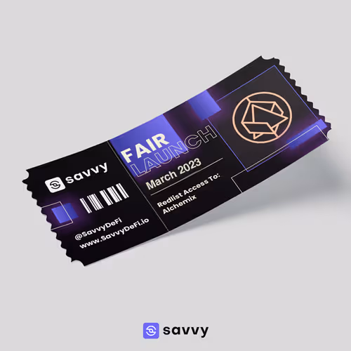 Savvy Fair Launch Ticket for Alchemix Community Me