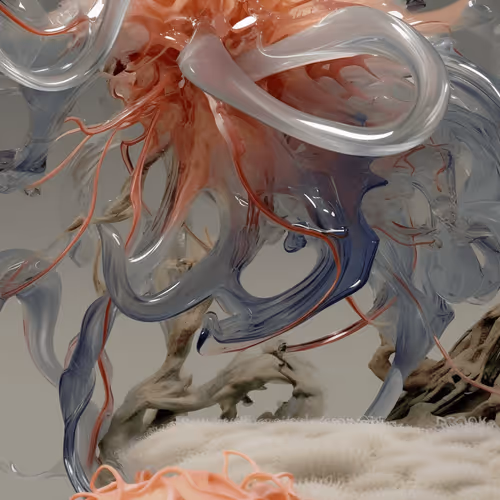 decomposition of plastic flowers