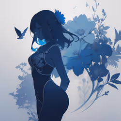 Silo Waifu (blue)