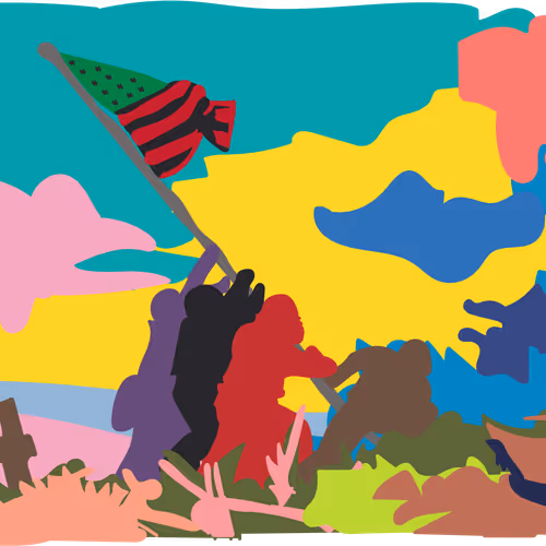 "The War Paint Of Iwo Jima" by LUFTRA