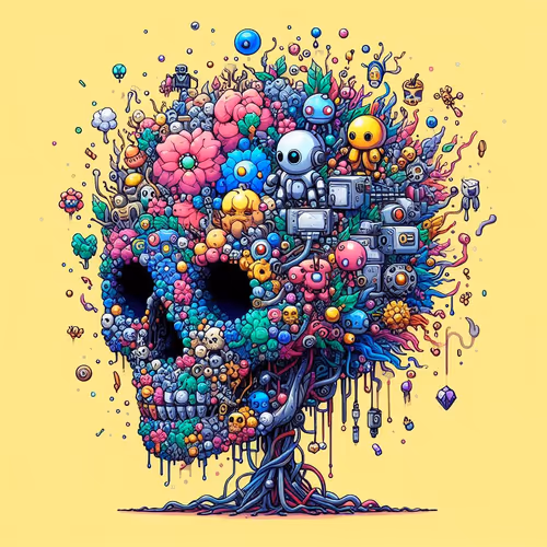 Cyber skull