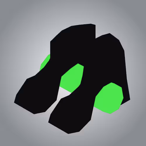 MUA x Hashkey Green Shoes