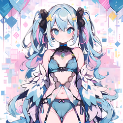 Pop Waifu (pastel)