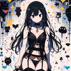 Pop Waifu (black)