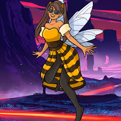 QueenBee AVAX NFT #307